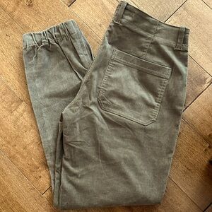 Banana Republic Corduroy Joggers Green Womens Size 6